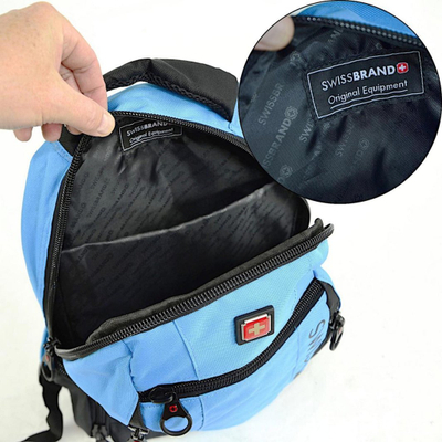 Shpinore turistike Swissbrand NorthFinder 25L, xhep laptopi 16", blu e zezë