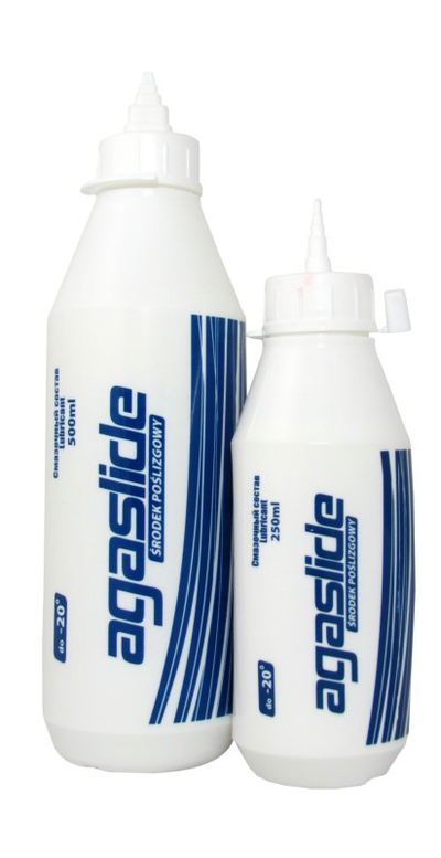 Lubrifikant rrëshqitës Agam AGASLIDE, për tuba dhe kabllo, 250ml