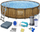 Pishinë kornizë Bestway 15in1, 549x122cm, set me aksesorë, gri