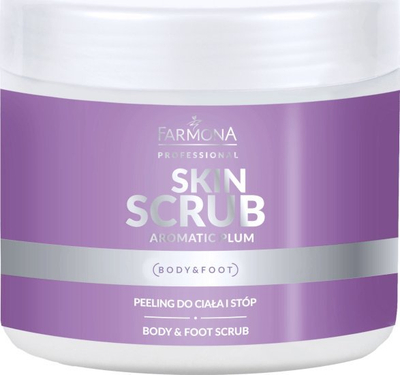 Peeling trupi Farmona Skin Scrub Aromatic Plum, për lëkurë të thatë, 500 g