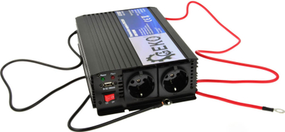 Inverter voltazhi Geko G17007, 24V në 230V, 800W, i zi