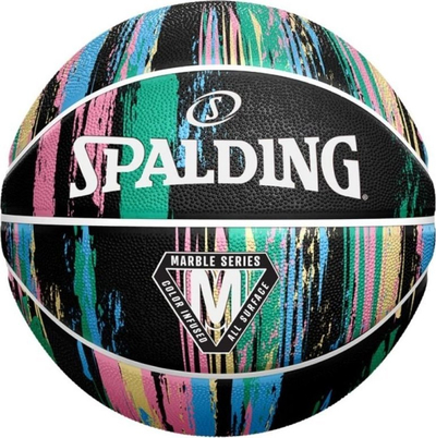 Top basketbolli Spalding Marble 84405Z, për jashtë, shumëngjyrësh