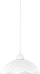 Lampadar tavani Candellux Bilbao 31-09302, E27, diametër 30cm, i bardhë