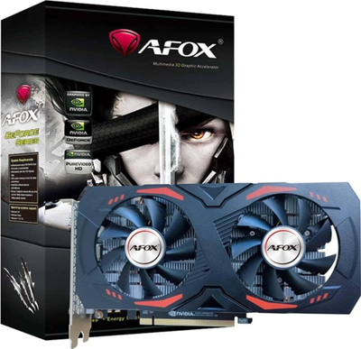 Графичка картичка AFOX AF1660TI-6144D6H4, GeForce GTX 1660 Ti, 12GB GDDR6, црна