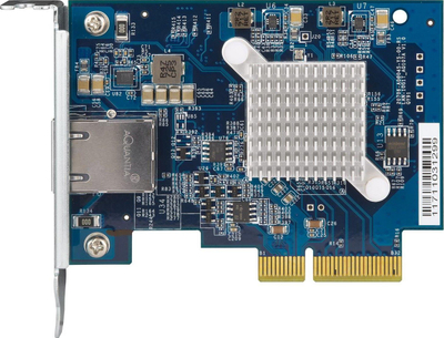 Kartë rrjeti QNAP QXG-10G1T, PCIe, 10 GbE, blu