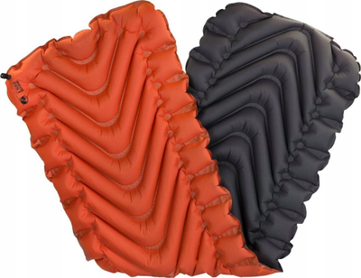 Dyshek kampingu Klymit Insulated Static V, i frymshëm, R 4.4, portokalli