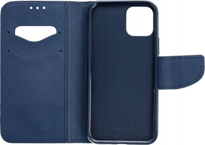 Këllëf libër Fancy për Xiaomi Redmi 13C, me kapëse magnet, me xhepa kartash, i kuq me navy