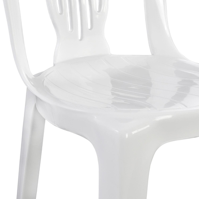 Karrige plastike Vienna 44×50×87 cm (303002010), bardhë