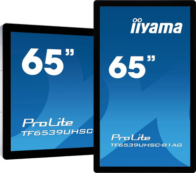 Monitor iiyama ProLite TF6539UHSC-B1AG, 65", UHD 4K, i zi