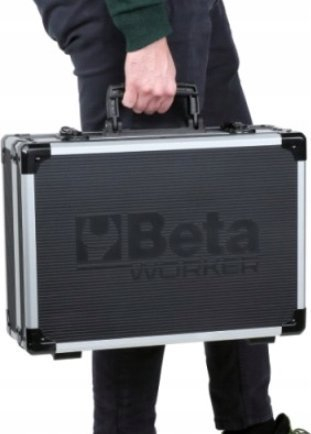 Set veglash Beta Worker BW, 163 pjesë, në valixhe alumini, portokalli me të zezë