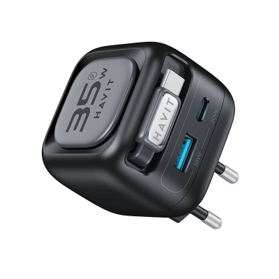 Karikues muri Havit UC250 a EU, 35W, USB USB C, i zi