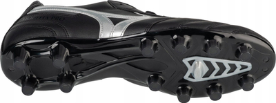 Këpucë futbolli Mizuno Morelia II Pro FG M P1GA241303, lëkurë natyrale, për fusha natyrale, të zeza