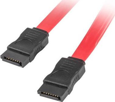 Kabllo Lanberg CA-SASA-10CU-0030-R, 30 cm, e kuqe