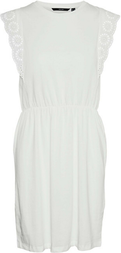 Fustan Vero Moda VMHOLLYN Regular Fit 10265206 Snow White
