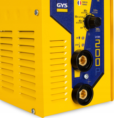 Aparat saldimi inverter GYS GYSMI 200P, 200A, 230V, i verdhë