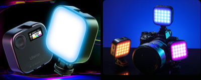 Dritë e vazhdushme Ulanzi U60 RGB Pocket Light, me U Mount, e zezë