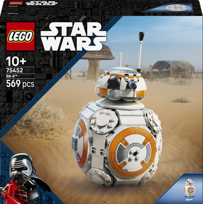 Lodër ndërtimi LEGO Star Wars BB 8 75452, 569 pjesë, 10+
