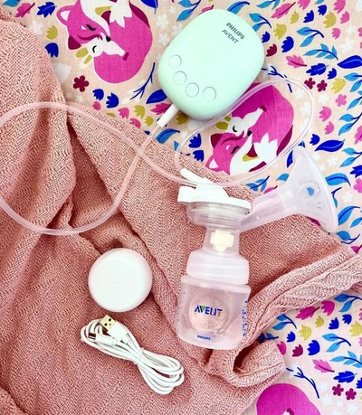 Pomç gjiri me korent Philips Avent SCF323/11, disa nivele për stimulim, jastëk silikoni