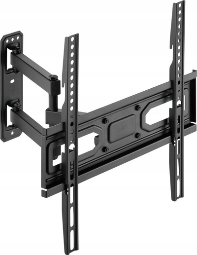 Mbajtëse murale TV KIVI MOTION-443A, 32-55", e rregullueshme, e zezë