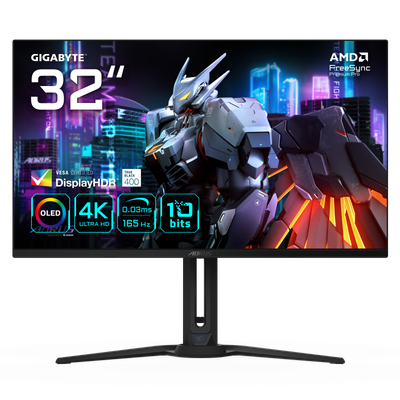 Monitor gaming Gigabyte Aorus FO32U, 31.5" UHD, 165Hz, i zi