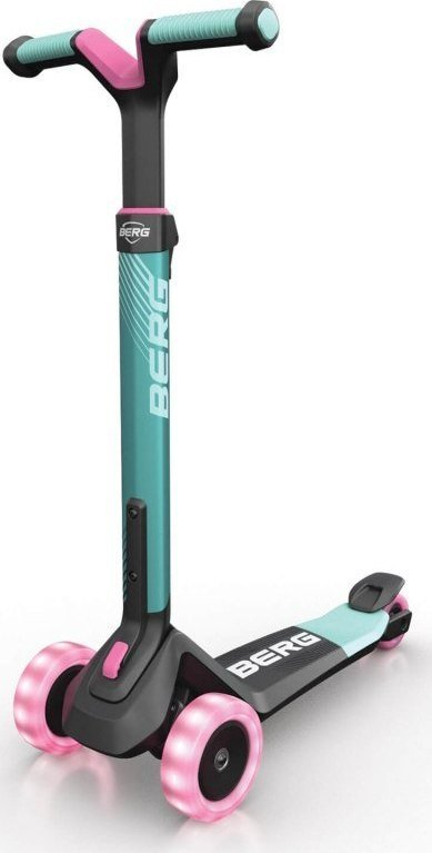 Trotinet për kalamajt Berg Nexo Lights, 3 rrota, rrota me LED, mint