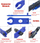 Сет соларни алати EUROKOMP Solar Tool Set Crimper Wrenches MC4 Pv, 7 во 1, со клешти и клучеви MC4