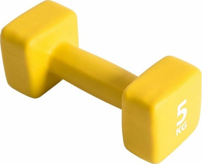 Hantel neopreni Pure2Improve, 5 kg, i zi