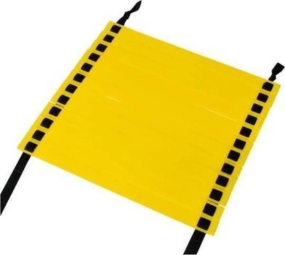 Shkallë stërvitje për fitnes Training Ladder, distancë e rregullueshme, portative, e verdhë