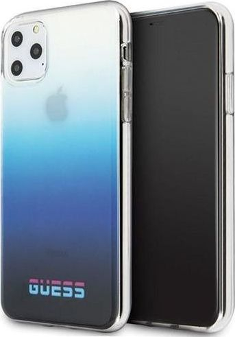 Mbrojtëse telefoni Guess California GUHCN58DGCNA, për iPhone 11, gradient, blu