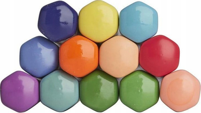 Set lapsash me ngjyra pastel Derwent Academy 2306022, 12 copë, kuti metalike, e zezë