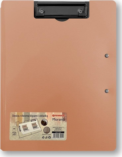 Dosje dokumentesh Penmate Document Holder, A4 A3, me 2 kapëse, rozë