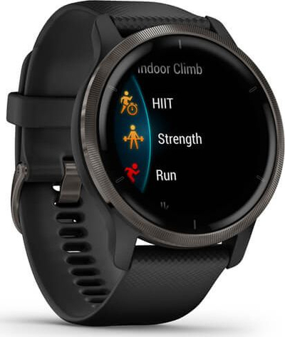 Ora e zgjuar Garmin Venu 2, GPS, 45mm, e zezë Slate