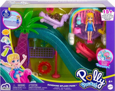 Mattel Polly Pocket Sunny Water Park HDW63 Set lojrash