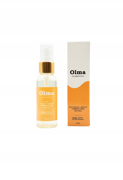 Vaj trupi OLMA COSMETICS Argan, bajame edhe kafe, forcues, 50ml