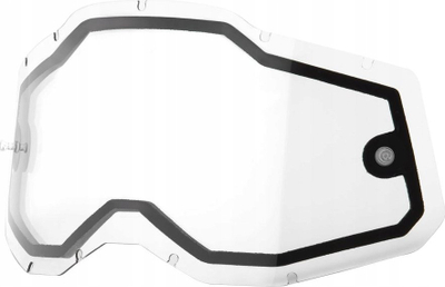 Lentë syzesh për motokros 100% Accuri 2 Racecraft 2 Strata 2, dual lens, anti-fog, transparente