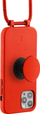 Klloçkë telefoni Just Elegance PopGrip për Apple iPhone 12 / 12 Pro, me litar, e kuqe