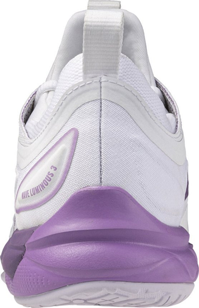 Atlete palestër Mizuno Wave Luminous 3 V1GC242035, MIZUNO ENERZY NXT, taban antirrëshqitës, të bardha me vjollcë