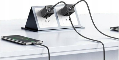 Kabllo USB Usams SY Series US SJ718, USB A në USB C, 1.2m, 18W, e zezë