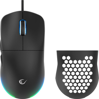 Maus gaming Rampage Blink, USB, 12800 DPI, RGB, i zi