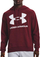 Bluza Under Armour Rival Fleece Big Logo HD për burra, masa M, e kuqe bordo