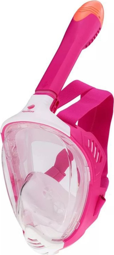 Maskë snorkeling Aquawave Vizero Jr 92800473652, full face për kalamaj, tub dry top, blu