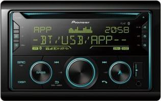 Radio makine Pioneer FH-S720BT, 2 DIN, CD, Bluetooth, e zezë
