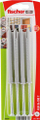 Set ankerash kornize Fischer FUR 8x100 mm, 4 copë, gri