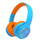 Kufje pa tela PowerLocus PLED, Bluetooth, me mikrofon, blu portokalli
