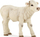 Figurinë lodër Papo Charolaise Calf, figurinë viçi e bardhë