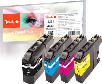 Fishek boje Peach PI500-178, 4 copë, standard, i zi
