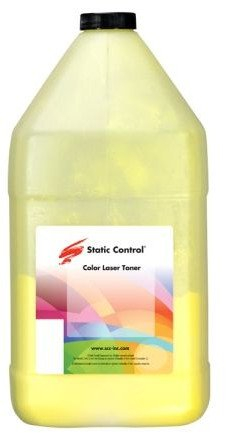 Toner pluhur Static Control Odyssey 3, për HP e Canon, 1 kg, i verdhë