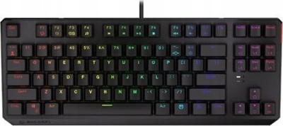 Tastierë gaming Endorfy Thock TKL Red, mekanike, RGB, e zezë