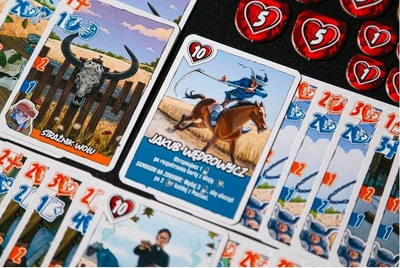 Lojë tavoline Portal Games Jakub Wędrowycz Wild Moonshine, me letra, me lojtarët bashkë