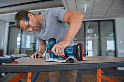 Sharrë orbitale Bosch GST 18V-155 SC, 18V, pa kabllo